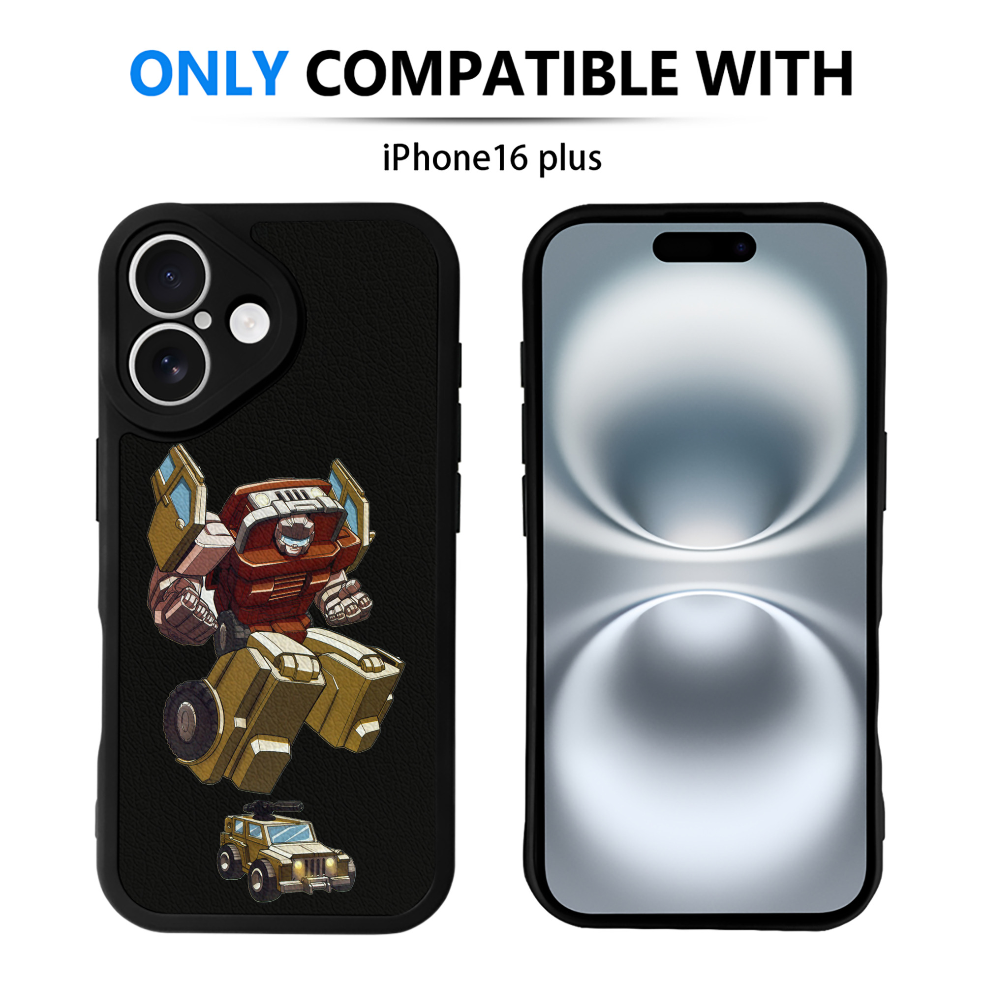 （画像用）  【iPhone 16シリーズ対応】シリコンスマホケース（レザー調） 材質：シリコン